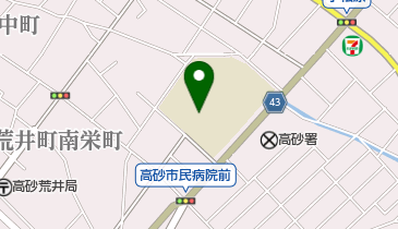 荒井学童保育所こうのとりの地図画像