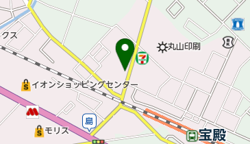 木山宝殿教会の地図画像