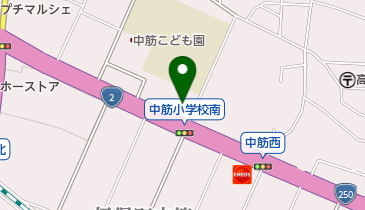 行政自動車サービスの地図画像