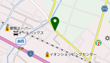 ビューティックほうでんの地図画像