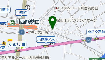 みのはらローリング療法治院の地図画像