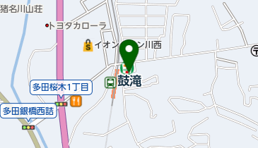 玉一川西店の地図画像