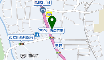 ダイニングカラオケうまいもん倶楽部川西店の地図画像