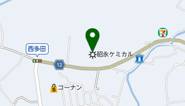 昭永ケミカル株式会社の地図画像