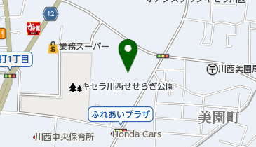 川西市 川西公民館の地図画像