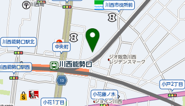 ホームメイド協会川西校の地図画像