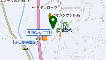 西原テント株式会社の地図画像