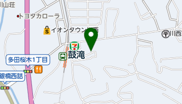 鼓ケ滝キリスト教会の地図画像