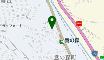 うぐいす屋酒店の地図画像