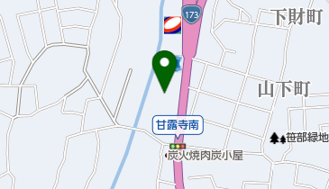 甘露寺の地図画像