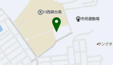 川西市 市民体育館・運動場の地図画像