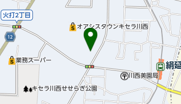 近畿中央ヤクルト販売株式会社 川西センターの地図画像