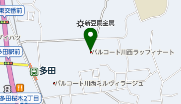 パルコート川西ラッフィナート管理組合の地図画像