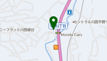 キッズスクエアウッディトーマスの地図画像