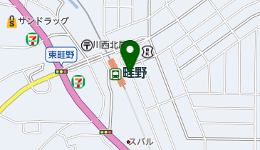 ホワイト薬局川西店の地図画像