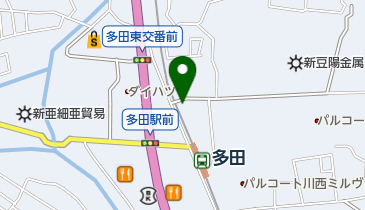 アミ洋菓子の地図画像