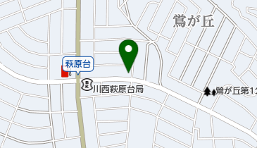 ウエノ理容店の地図画像