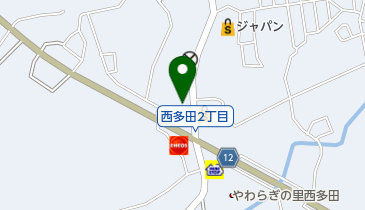 太鼓亭川西西多田店の地図画像