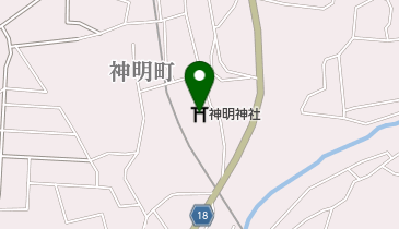 神明神社の地図画像
