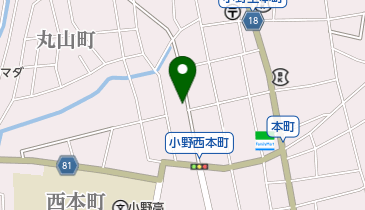 理容ふじわらの地図画像