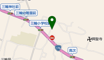 高次区公民館の地図画像