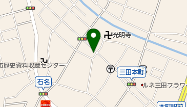 朝野金物店の地図画像