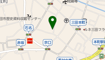 蝶屋の地図画像