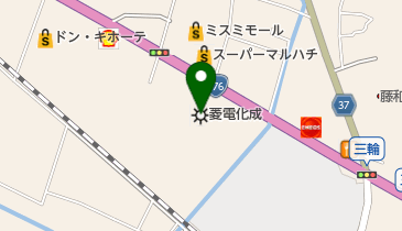菱電化成株式会社の地図画像