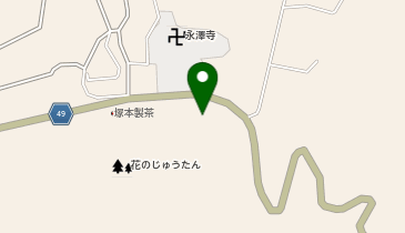 永沢寺そば道場の地図画像