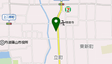 柳屋クリーニング店の地図画像