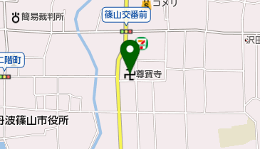 尊宝寺の地図画像