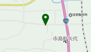 矢代公民館の地図画像