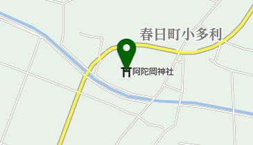 阿陀岡神社の地図画像