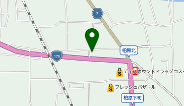 かわむら 柏原店の地図画像