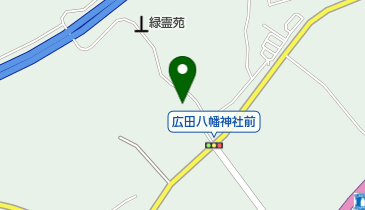 広田八幡神社の地図画像