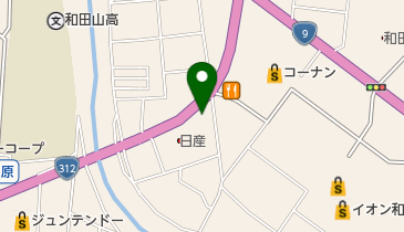 オオツキ和田山店の地図画像