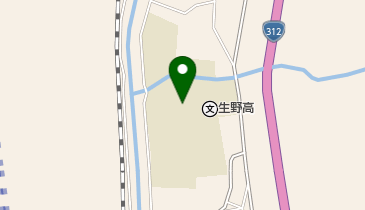 生野高等学校の地図画像