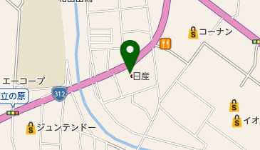 日産但馬販売株式会社和田山店の地図画像