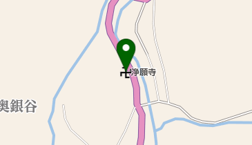 浄願寺の地図画像