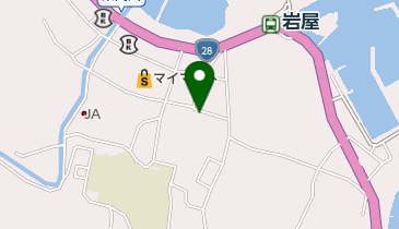 渡辺衣料品店の地図画像