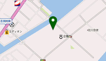 淡路市 しづかホールの地図画像