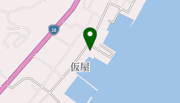 仮屋漁協の地図画像