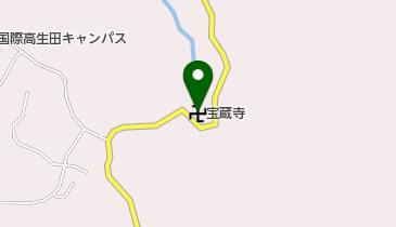 宝蔵寺の地図画像