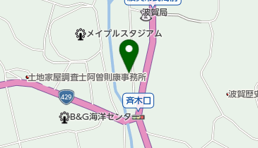 長井呉服店の地図画像