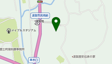 宍粟市役所 健康福祉部 波賀保健福祉課の地図画像