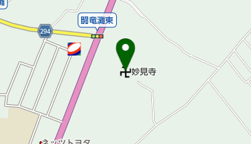 妙見寺の地図画像