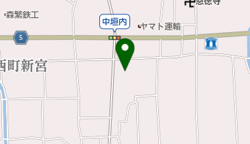 真北運輸倉庫株式会社 田井倉庫の地図画像