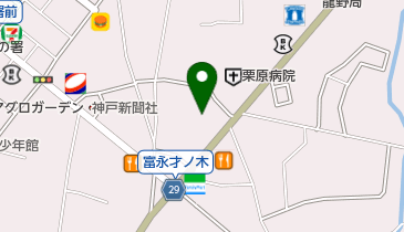 竜野市卸売市場協同組合の地図画像