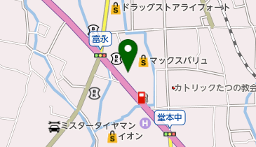 有元呉服店の地図画像