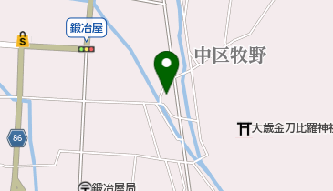 候・理容室の地図画像